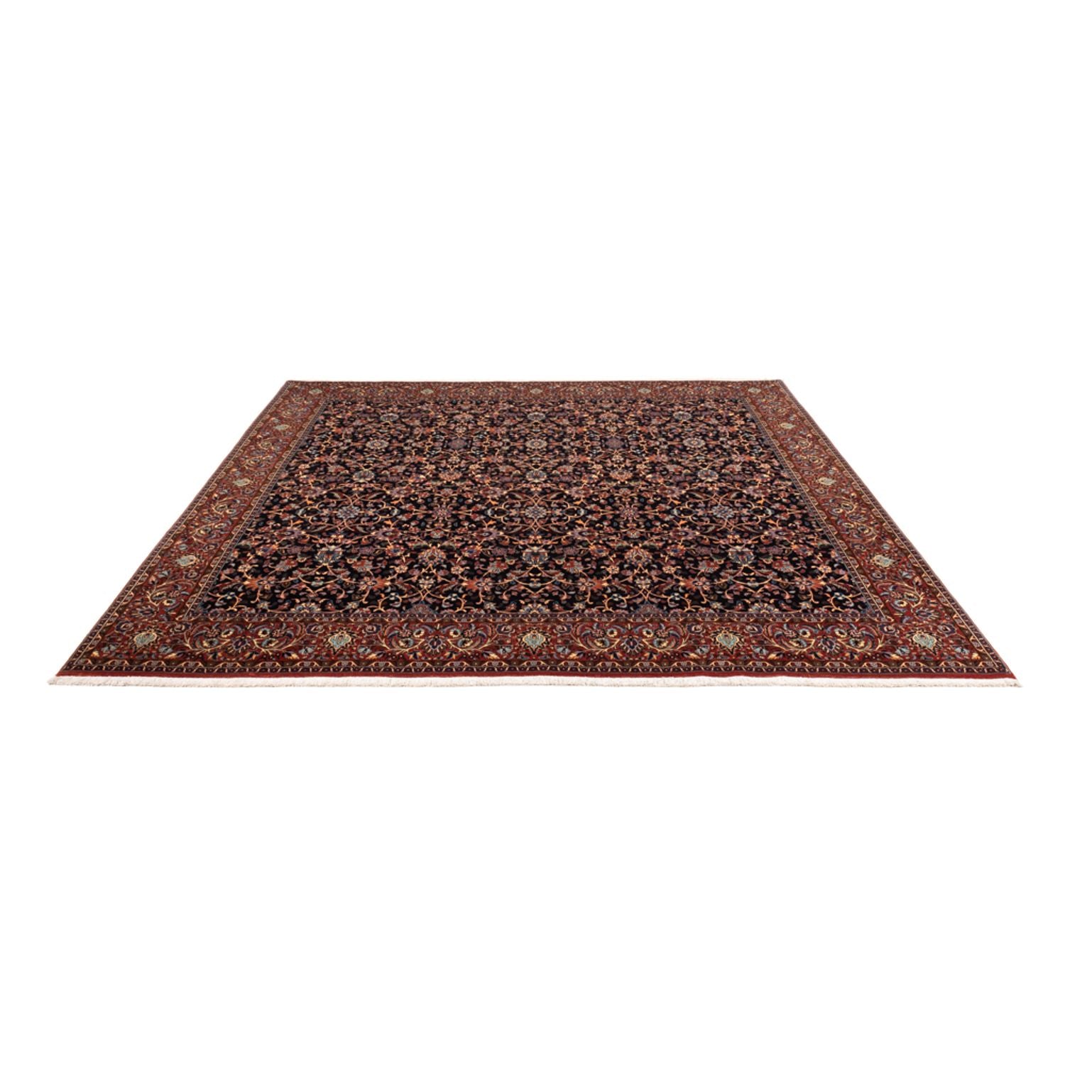 Alfombra persa - Bidjar cuadrado  - 250 x 248 cm - azul oscuro