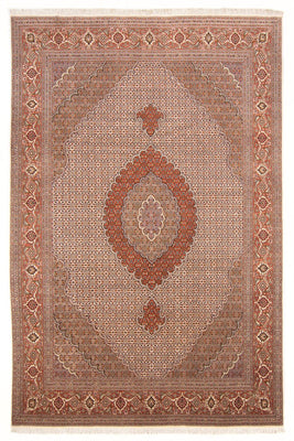 Alfombra Persa - Tabriz - Real - 304 x 195 cm - beige oscuro