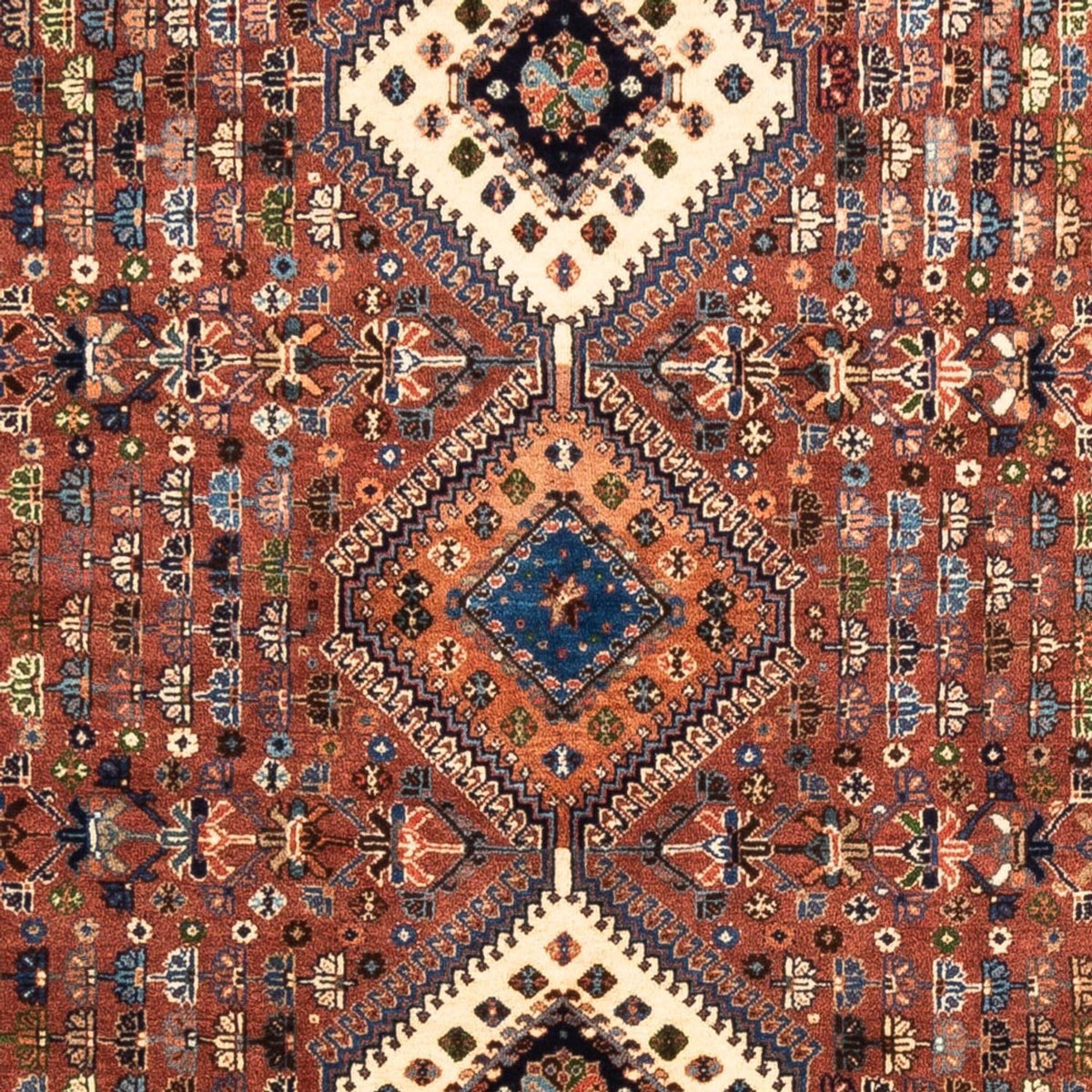 Alfombra de pasillo Alfombra persa - Nómada - 230 x 146 cm - rojo