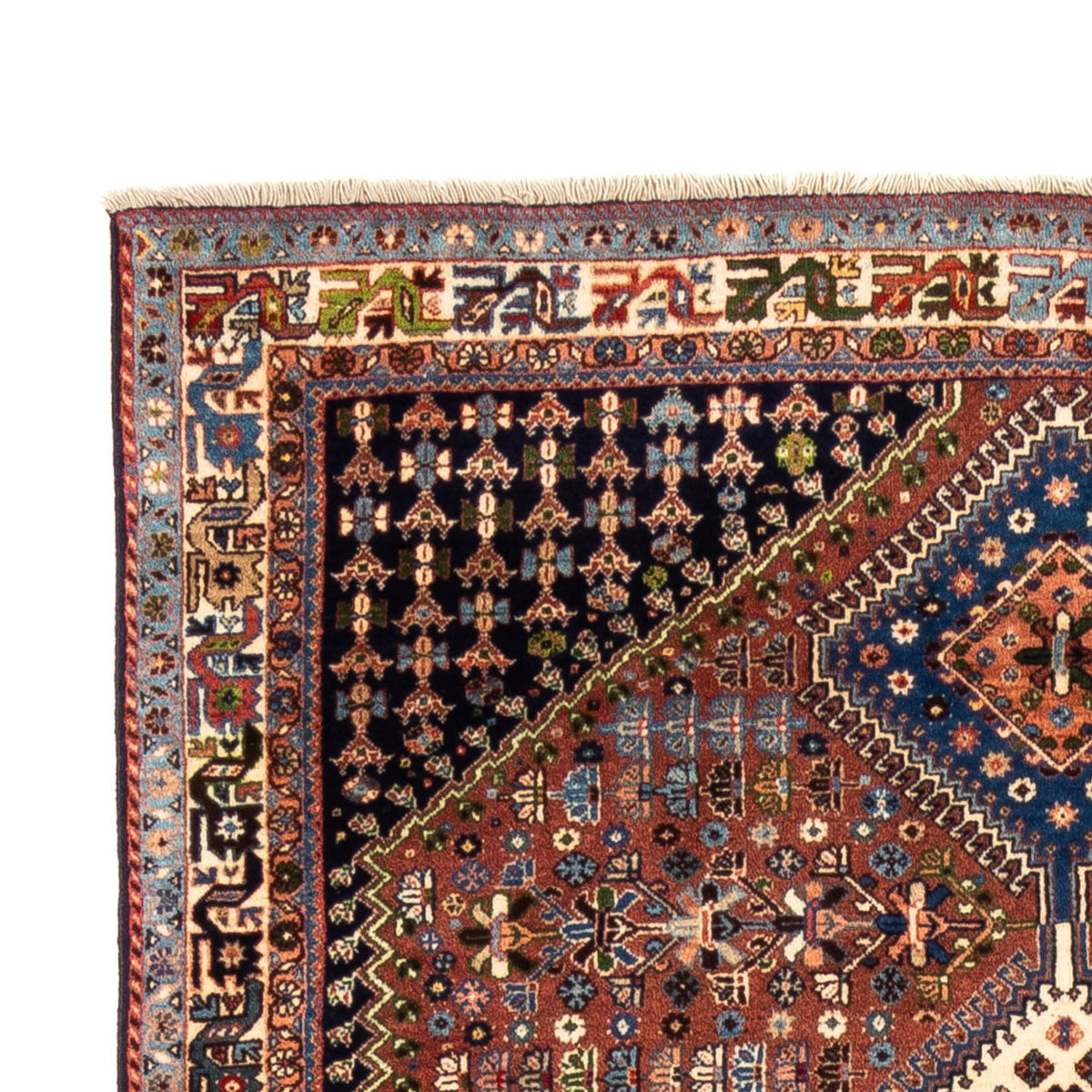 Alfombra de pasillo Alfombra persa - Nómada - 230 x 146 cm - rojo