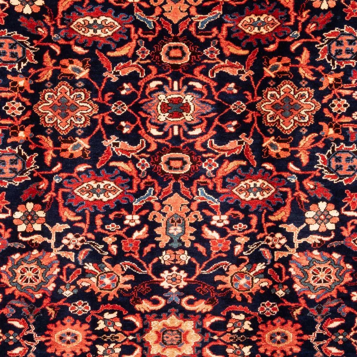 Alfombra persa - Nómada - 316 x 211 cm - rojo burdeos