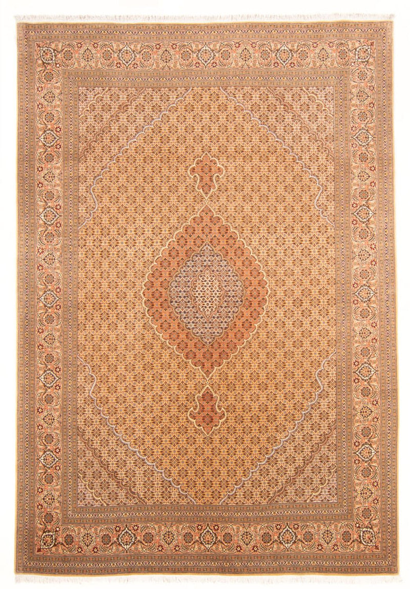 Alfombra Persa - Tabriz - Real - 300 x 200 cm - beige claro