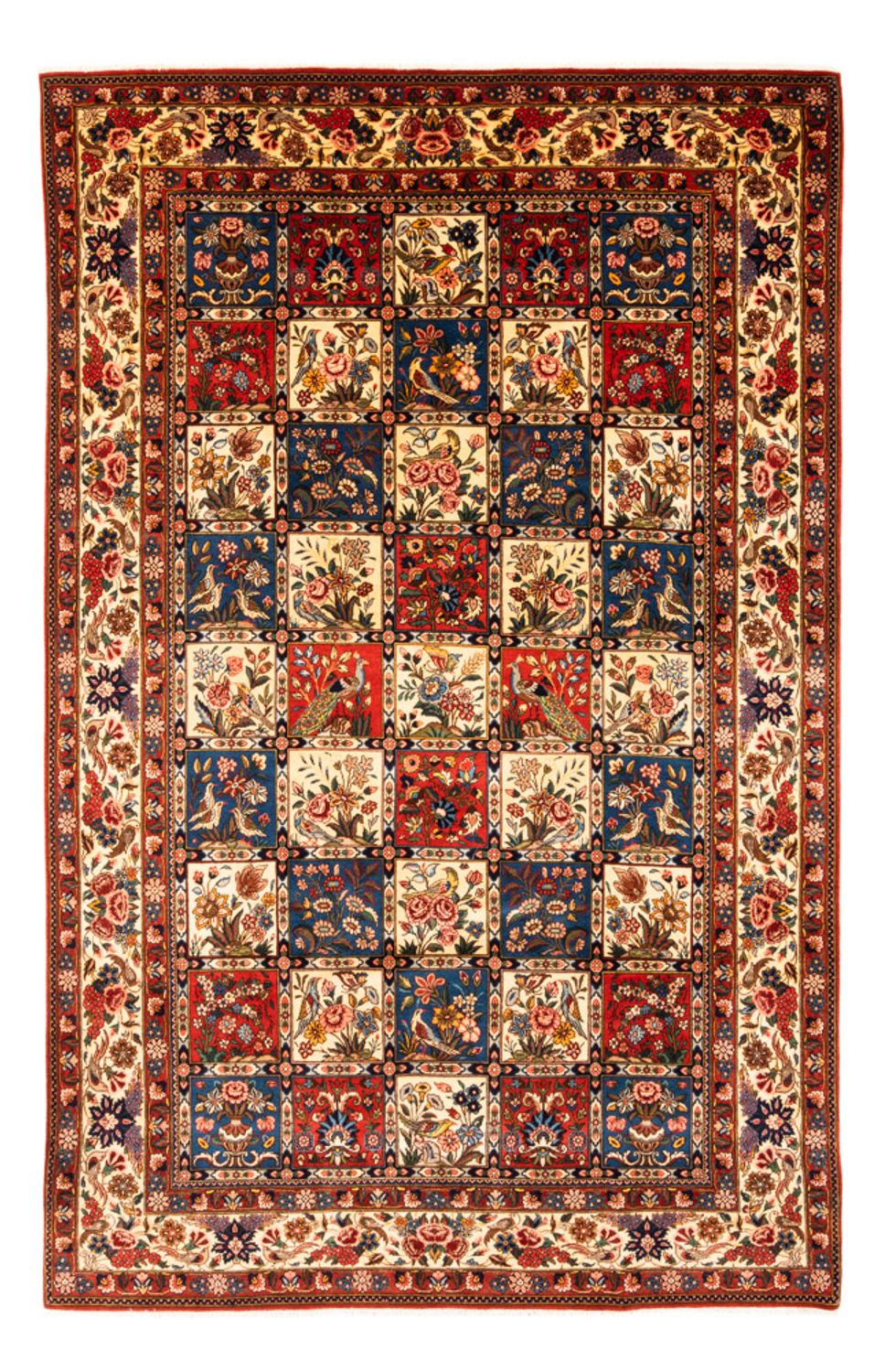 Alfombra persa - Nómada - 315 x 204 cm - multicolor