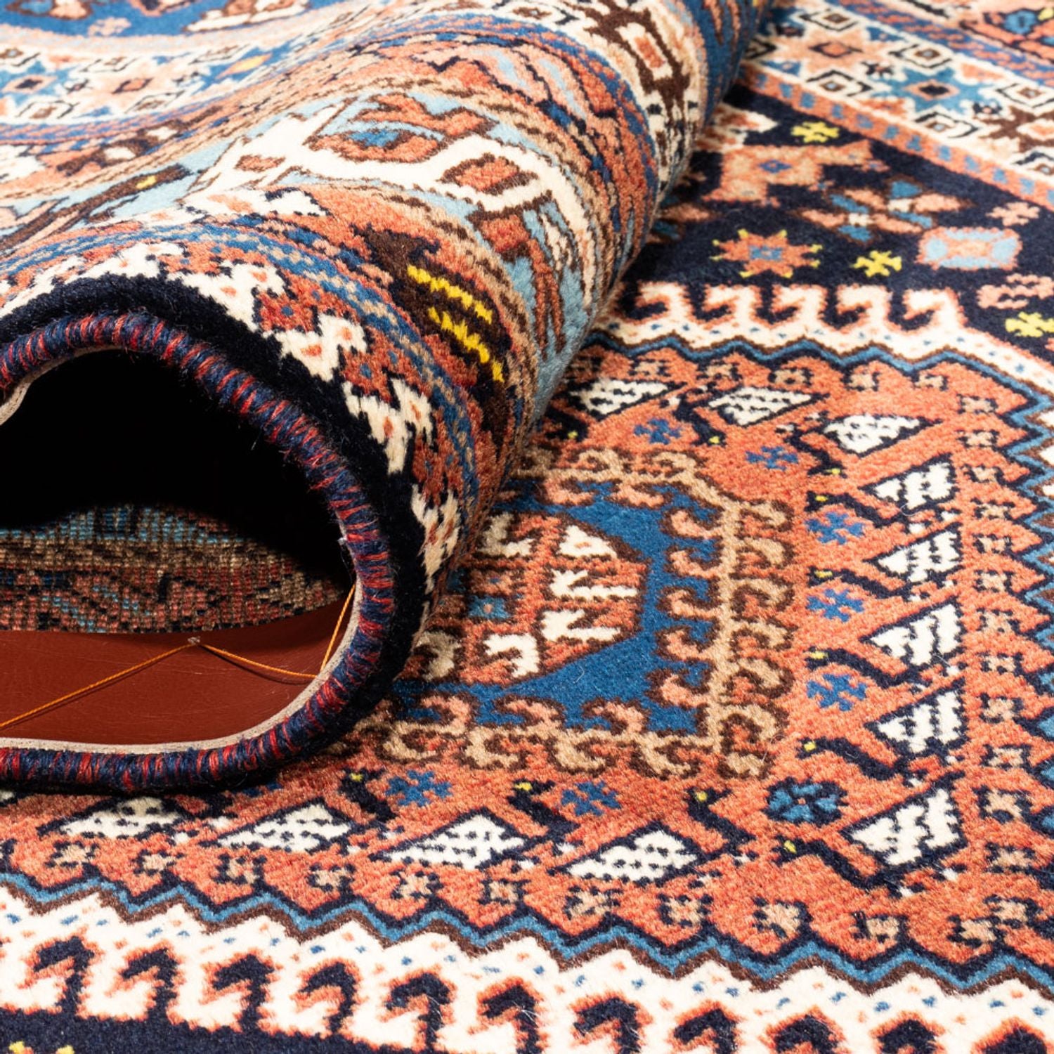 Alfombra persa - Nómada - 305 x 205 cm - beige oscuro