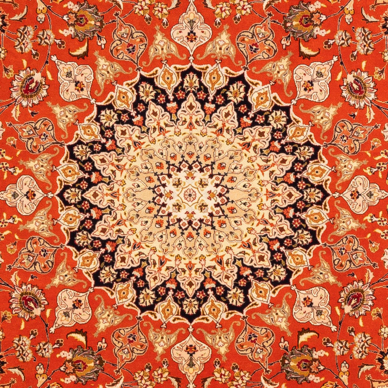 Alfombra persa - Tabriz cuadrado  - 253 x 249 cm - naranja