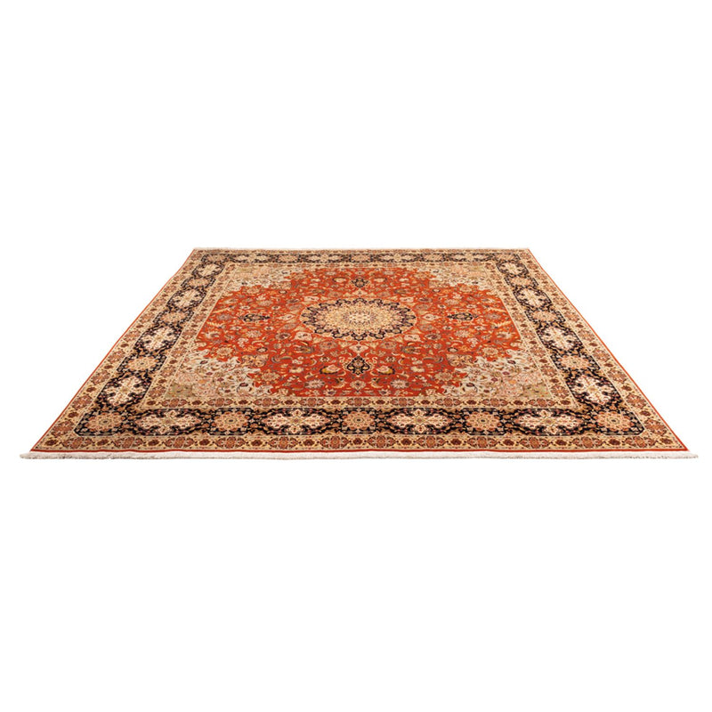 Alfombra persa - Tabriz cuadrado  - 253 x 249 cm - naranja