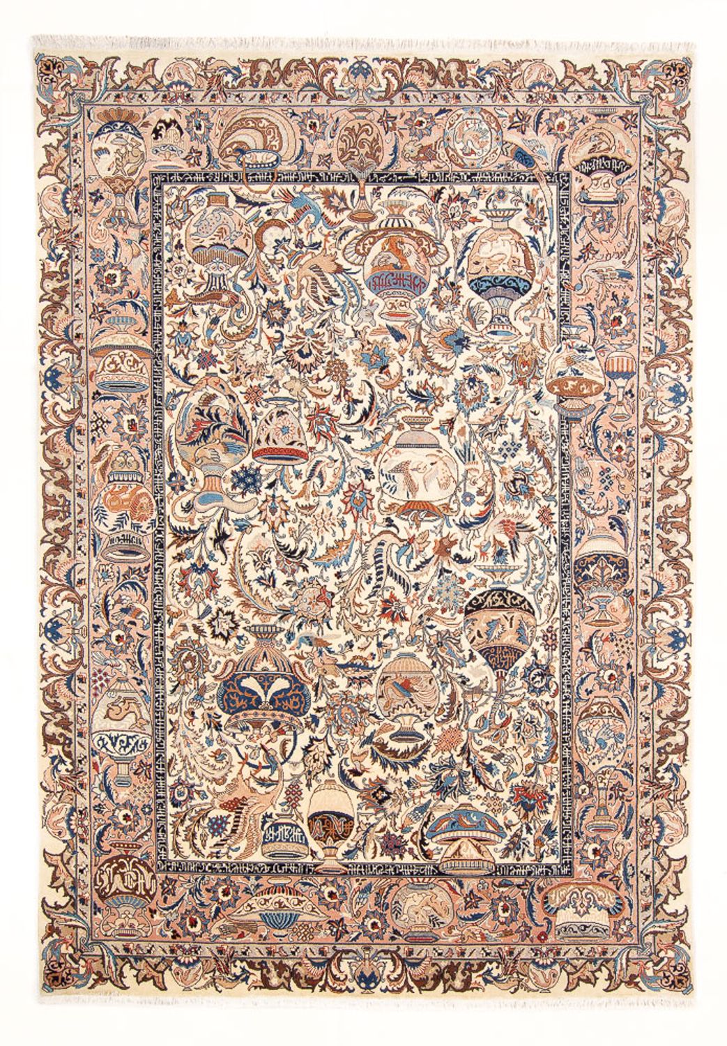Alfombra persa - Clásica - 290 x 198 cm - crema