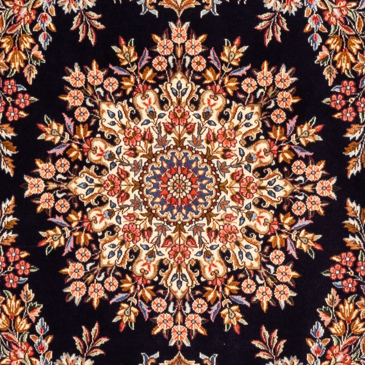 Alfombra persa - Clásica - 248 x 194 cm - azul oscuro