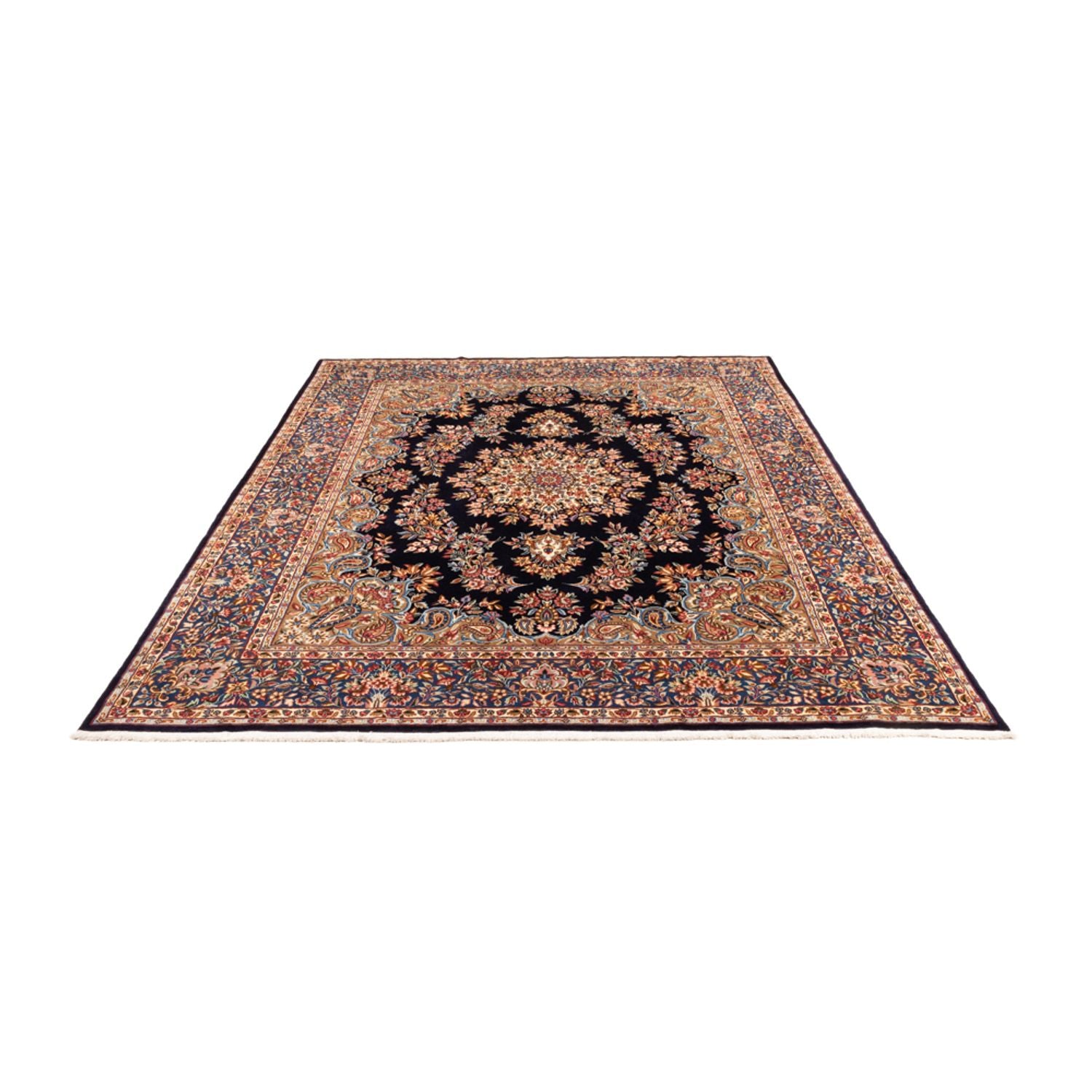 Alfombra persa - Clásica - 248 x 194 cm - azul oscuro