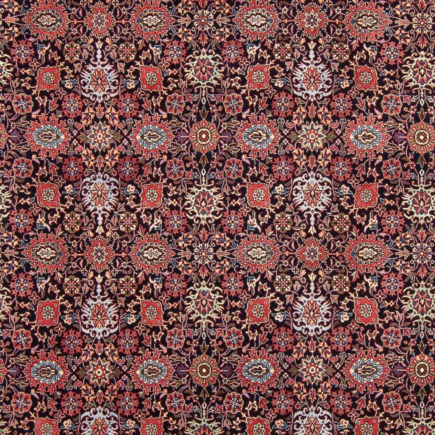 Alfombra persa - Bidjar - Real - 292 x 200 cm - azul oscuro