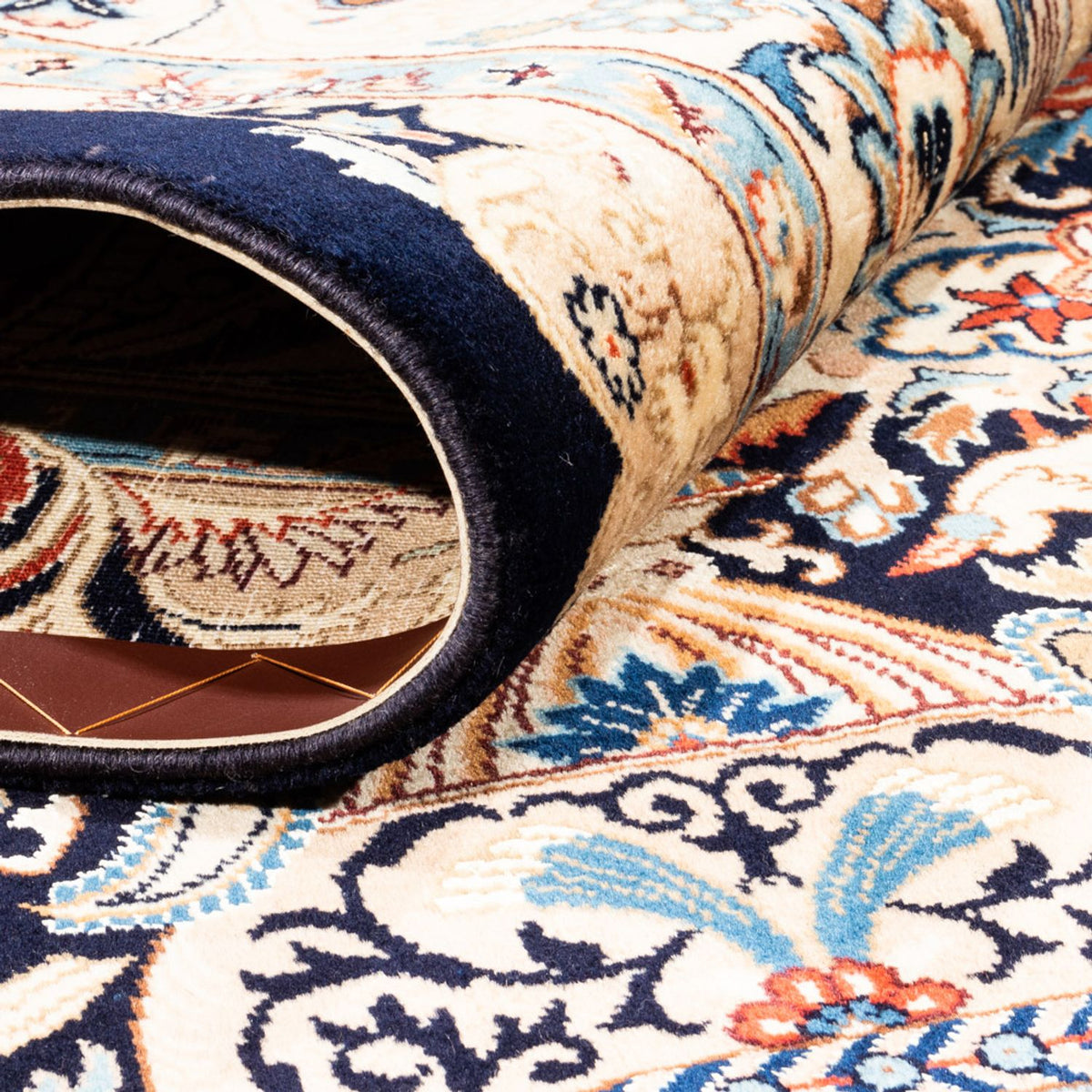 Alfombra persa - Clásica - 244 x 195 cm - crema