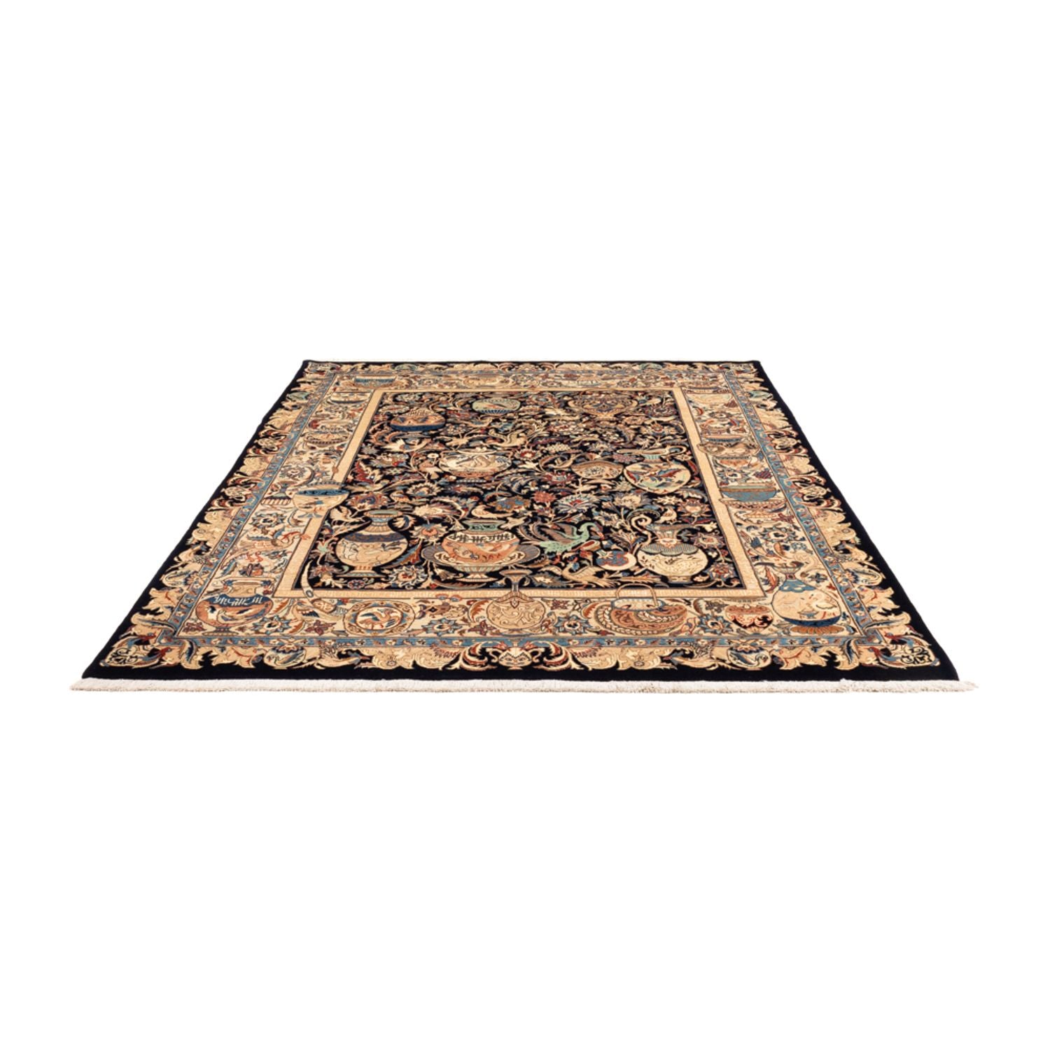 Alfombra persa - Clásica - 244 x 195 cm - crema