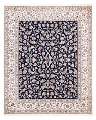 Alfombra Persa - Nain - Prima - 260 x 215 cm - azul oscuro