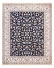 Alfombra Persa - Nain - Prima - 260 x 215 cm - azul oscuro