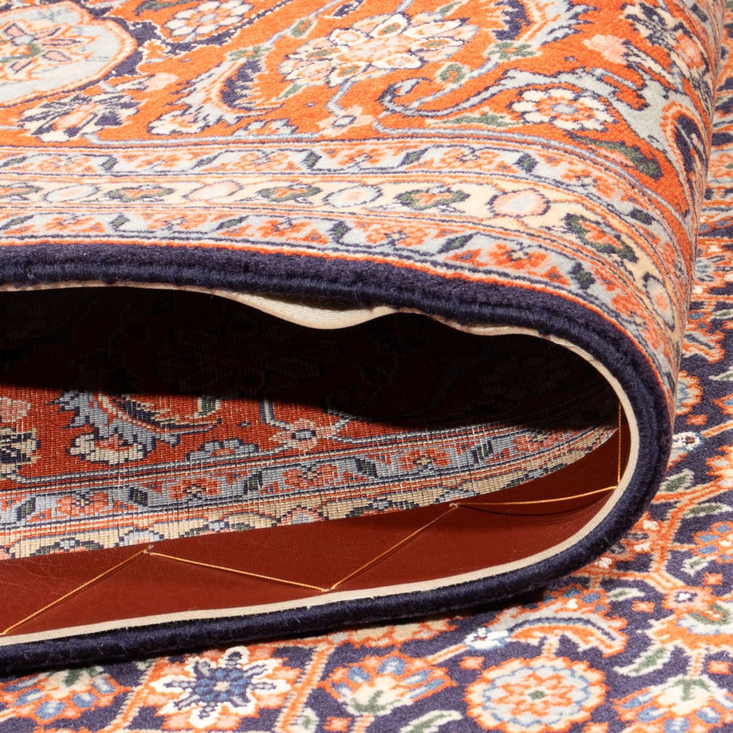 Alfombra Persa - Tabriz - Real - 295 x 204 cm - azul oscuro