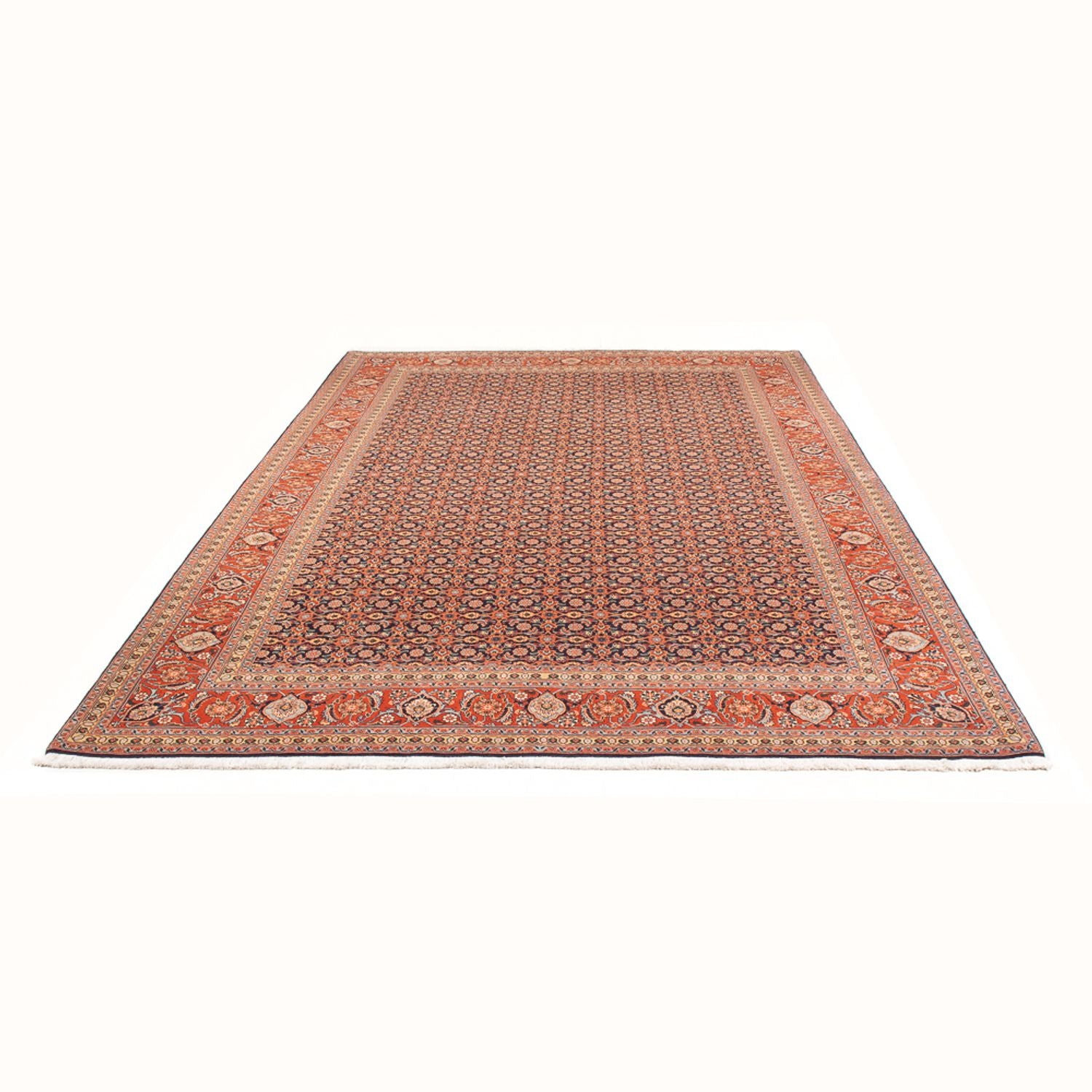 Alfombra Persa - Tabriz - Real - 295 x 204 cm - azul oscuro