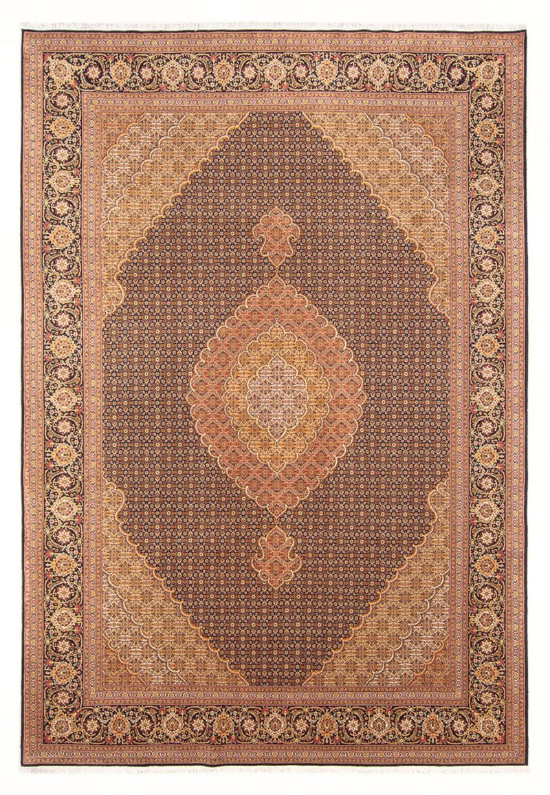 Alfombra Persa - Tabriz - Real - 293 x 198 cm - naranja