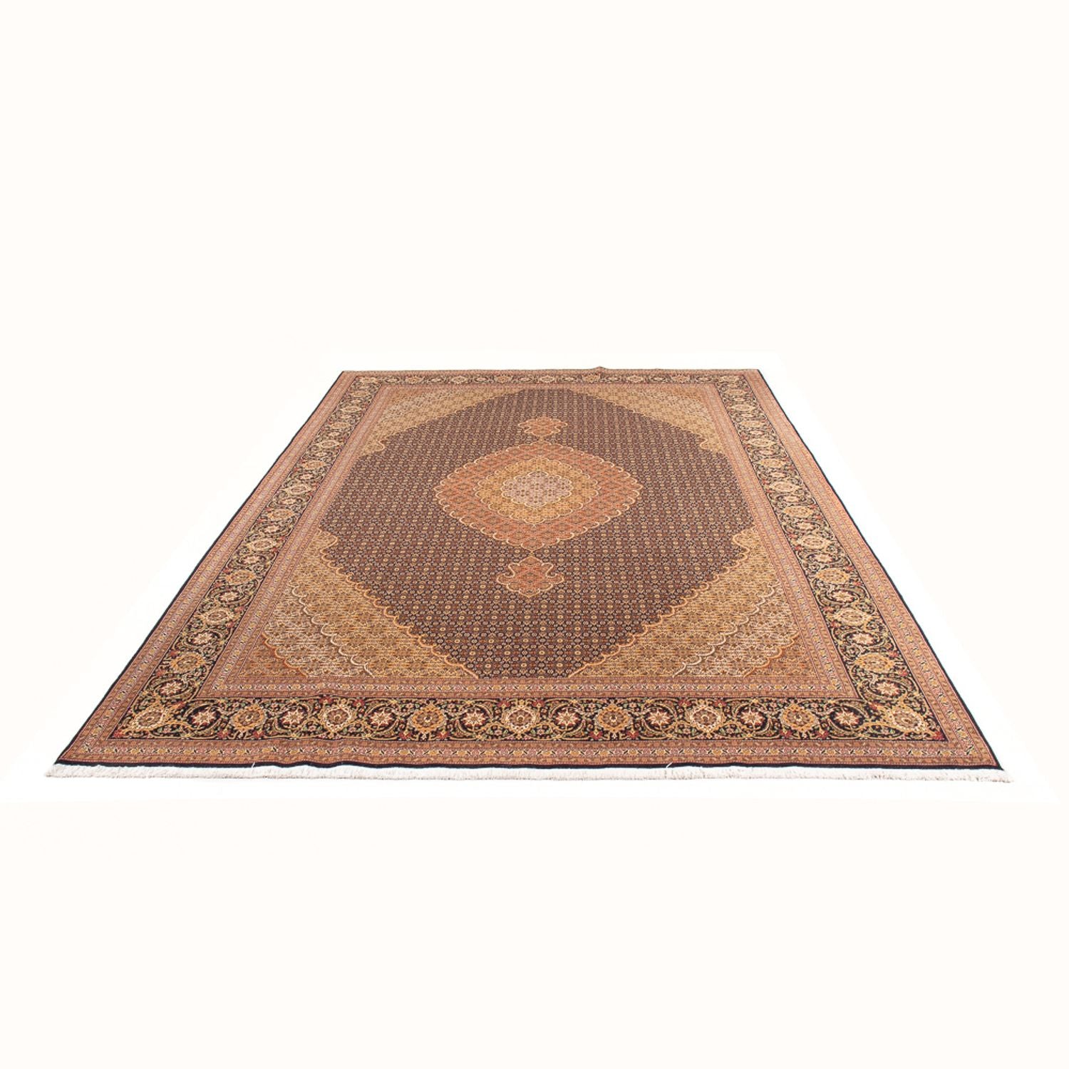 Alfombra Persa - Tabriz - Real - 293 x 198 cm - naranja