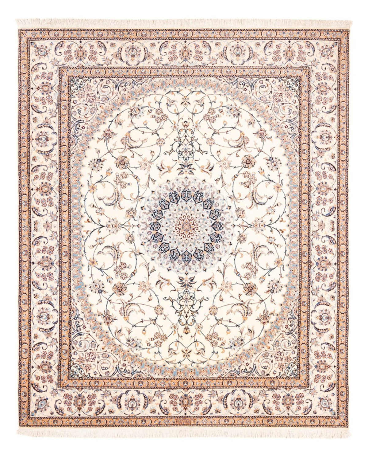 Alfombra Persa - Nain - Prima - 240 x 203 cm - crema