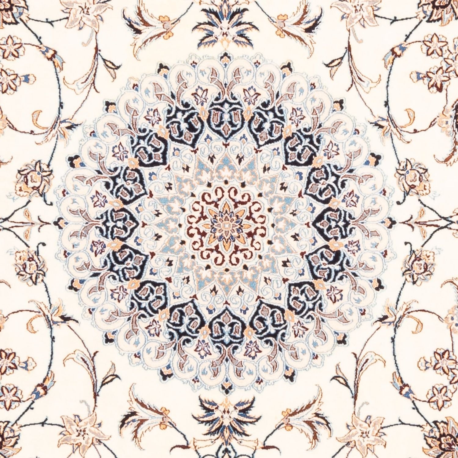 Alfombra Persa - Nain - Prima - 240 x 203 cm - crema