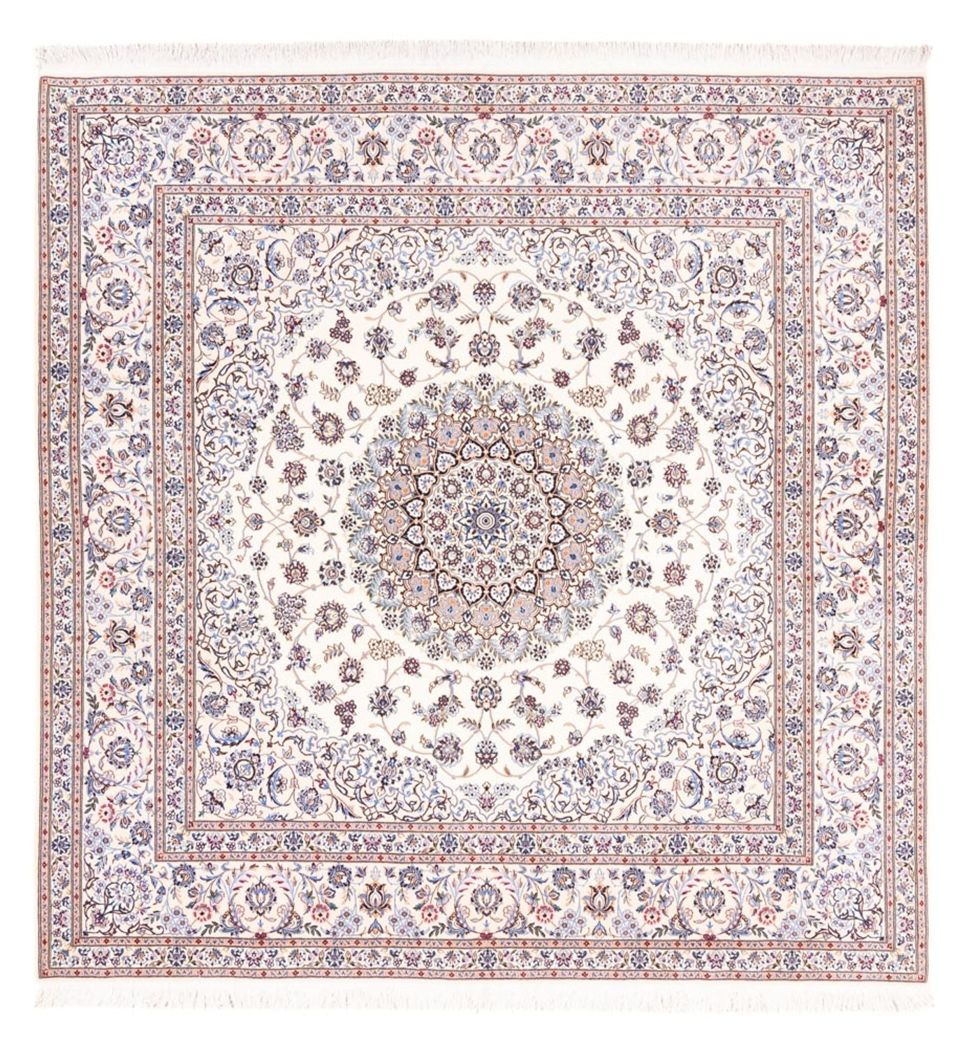 Alfombra Persa - Nain - Prima cuadrado  - 203 x 201 cm - crema