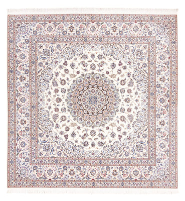 Alfombra Persa - Nain - Prima cuadrado  - 203 x 201 cm - crema