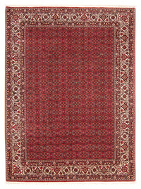 Alfombra persa - Bidjar - Real - 272 x 217 cm - rojo oscuro