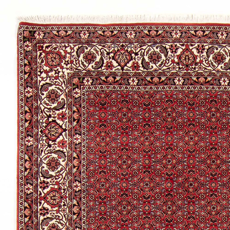 Alfombra persa - Bidjar - Real - 272 x 217 cm - rojo oscuro