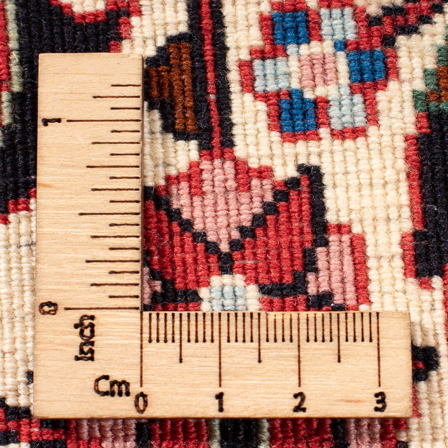Alfombra persa - Bidjar - Real - 272 x 217 cm - rojo oscuro