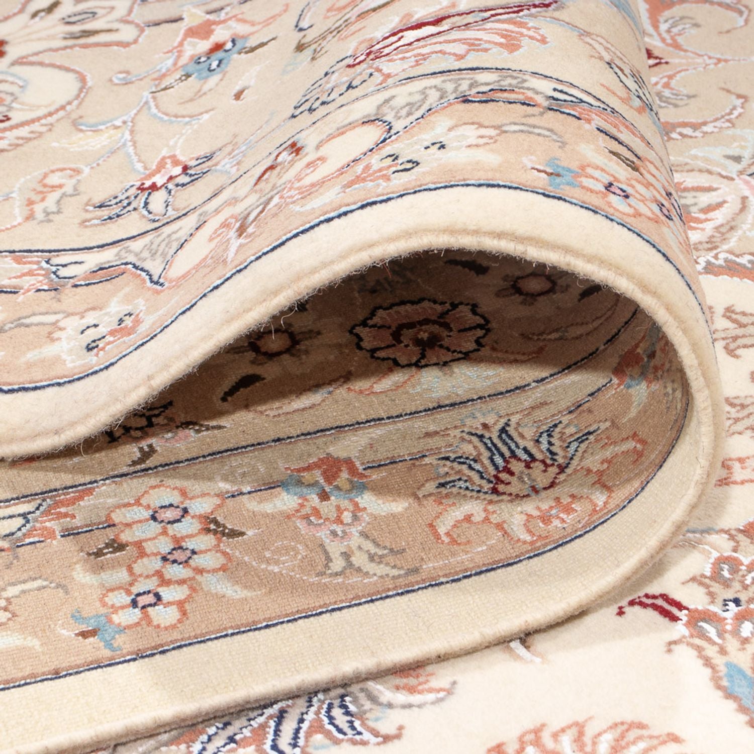 Alfombra Persa - Tabriz - Real - 343 x 247 cm - crema