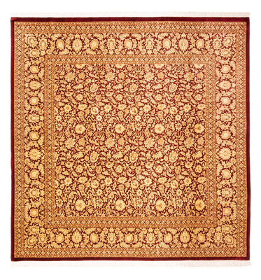 Alfombra de seda - Ghom Seda - Prima cuadrado  - 200 x 200 cm - oro