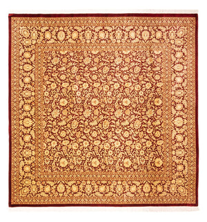 Alfombra de seda - Ghom Seda - Prima cuadrado  - 200 x 200 cm - oro