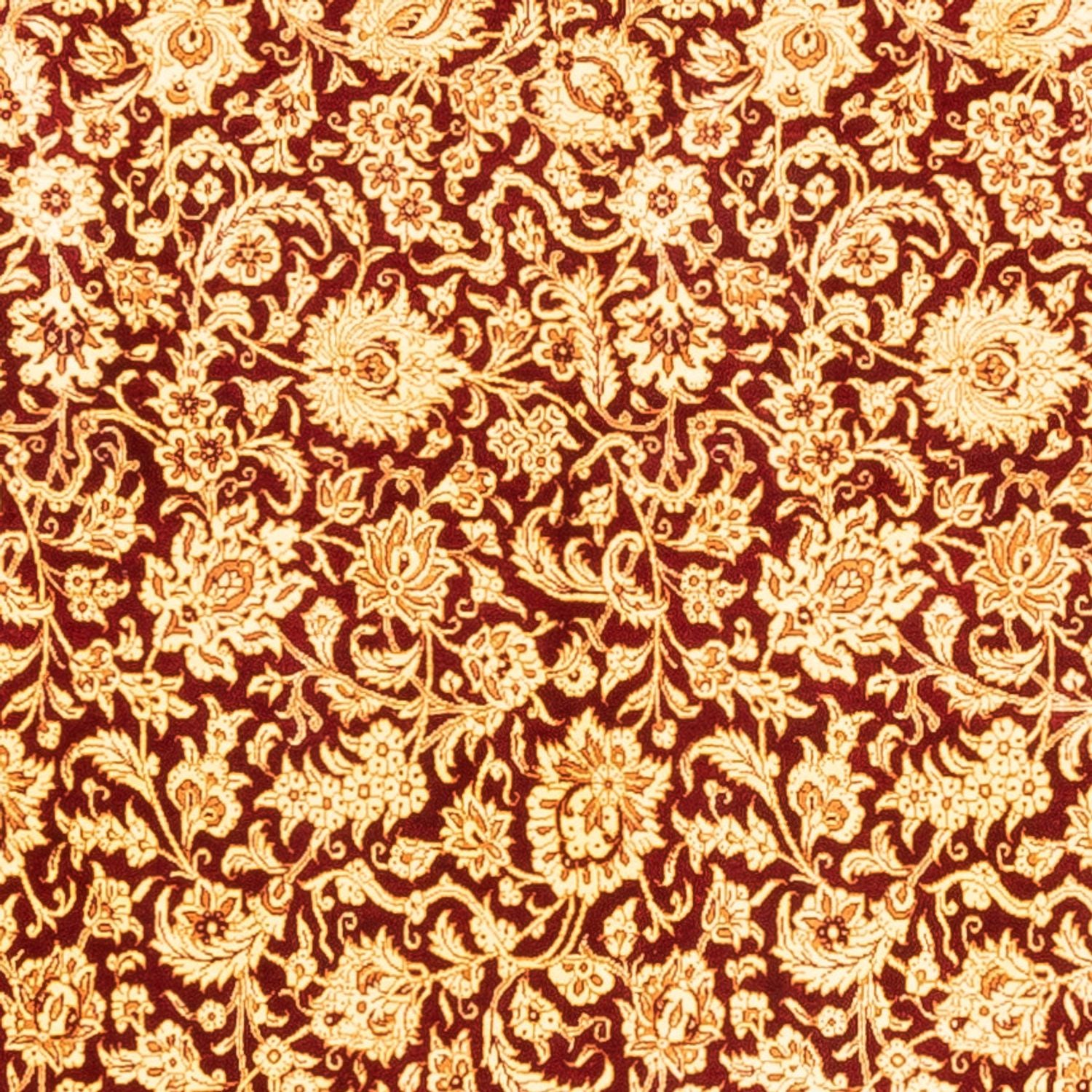 Alfombra de seda - Ghom Seda - Prima cuadrado  - 200 x 200 cm - oro