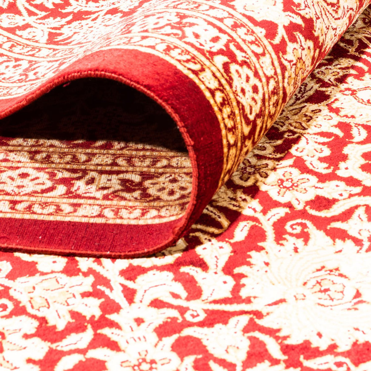 Alfombra de seda - Ghom Seda - Prima cuadrado  - 200 x 200 cm - oro