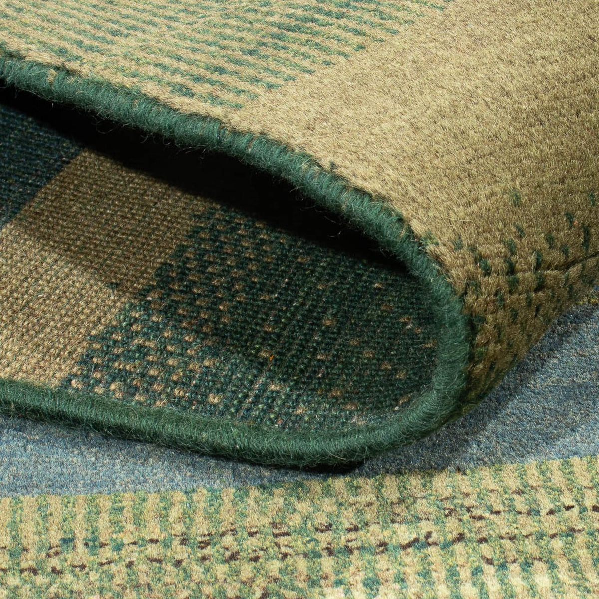 Alfombra Gabbeh - Persa - 208 x 150 cm - verde claro