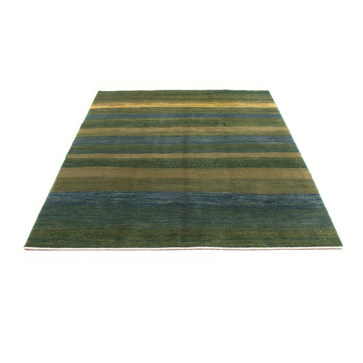 Alfombra Gabbeh - Persa - 208 x 150 cm - verde claro