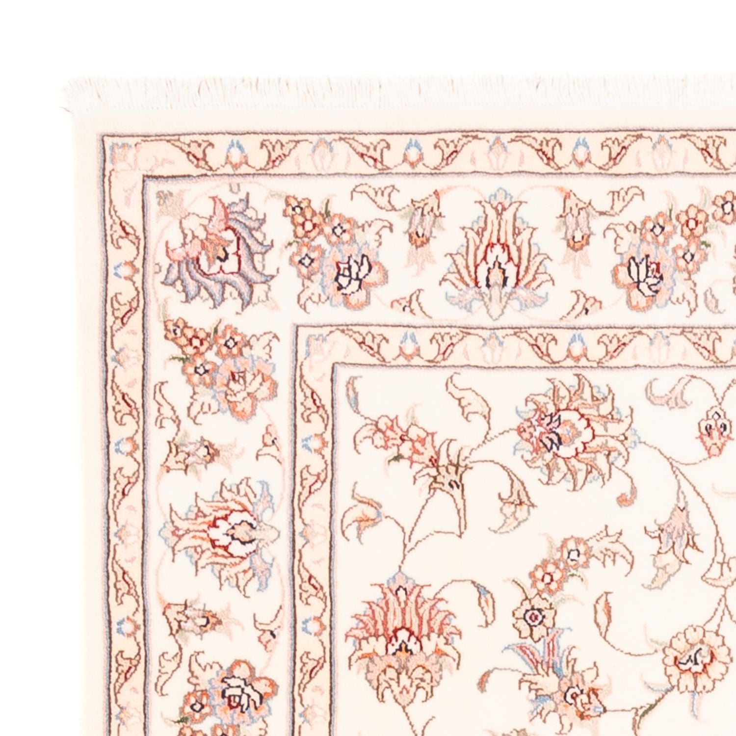 Alfombra persa - Tabriz - 179 x 118 cm - crema