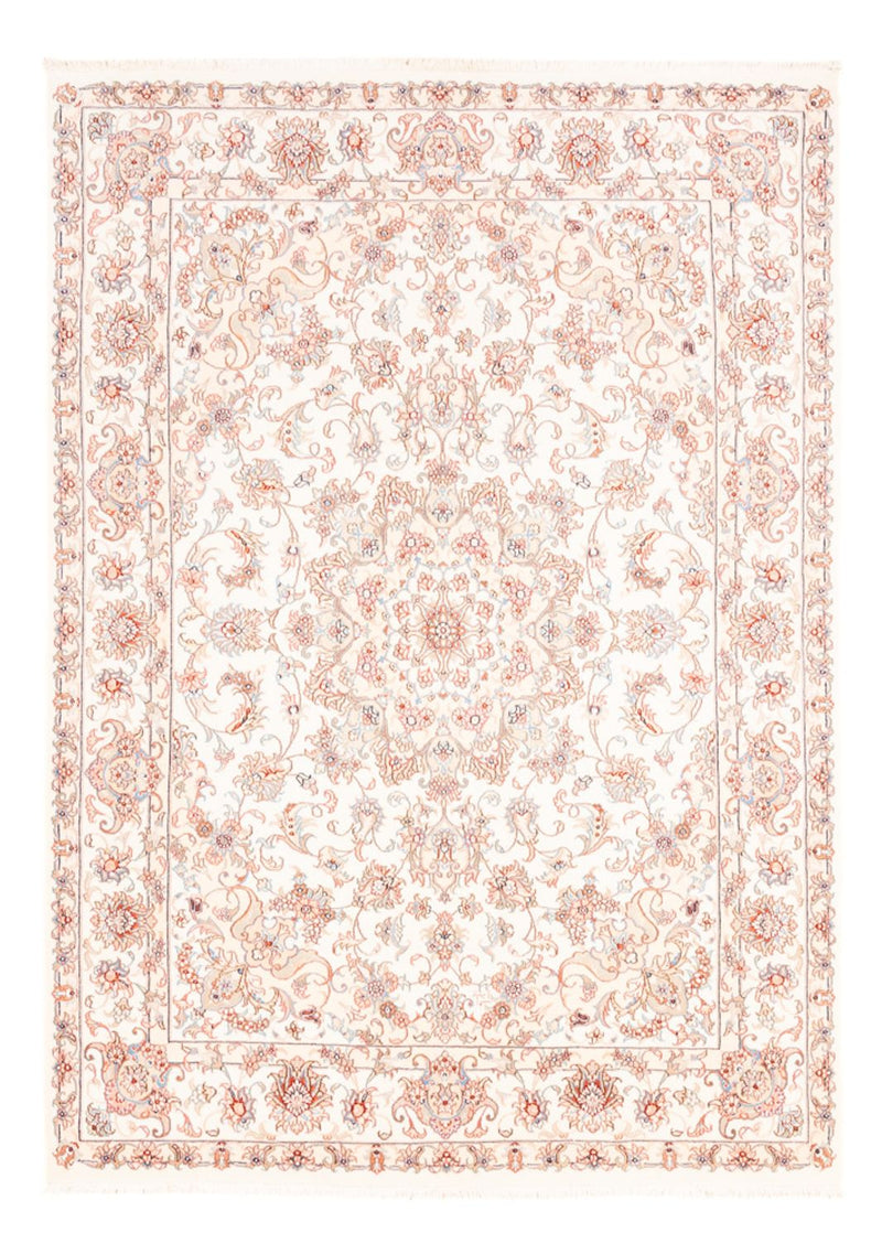 Alfombra persa - Tabriz - 200 x 147 cm - crema