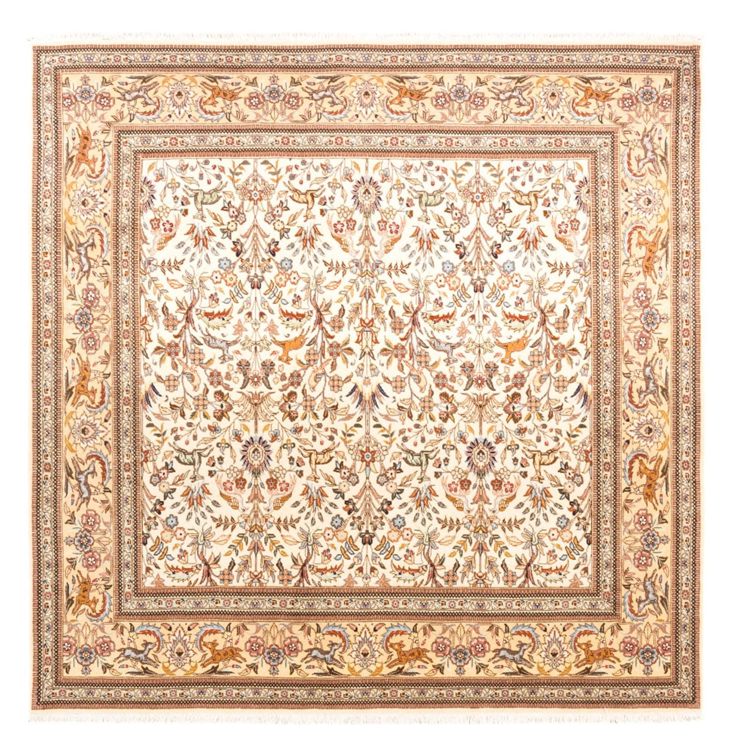 Alfombra persa - Clásica cuadrado  - 205 x 205 cm - crema