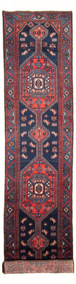 Alfombra de pasillo Alfombra persa - Nómada - 515 x 105 cm - azul oscuro
