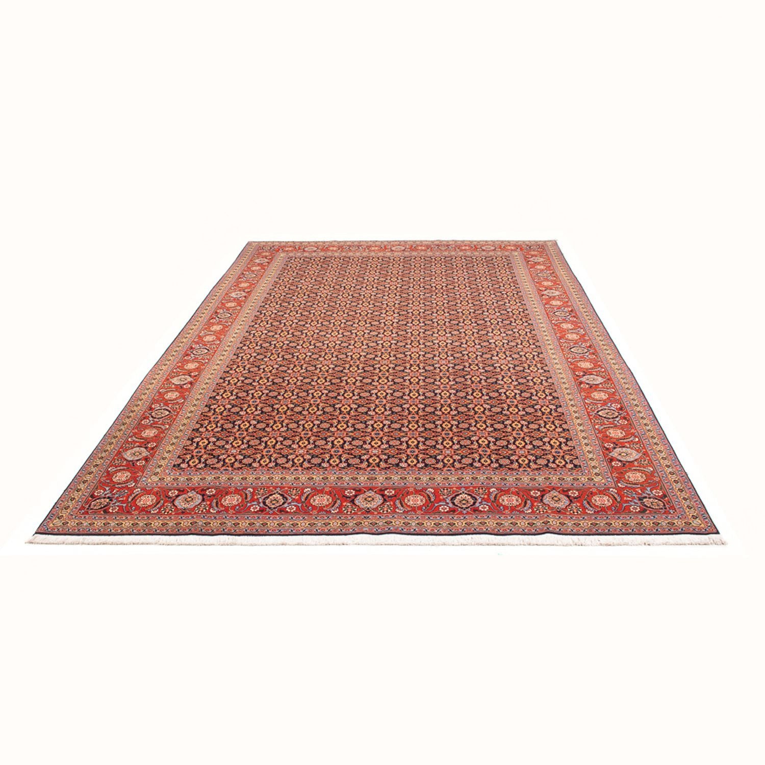 Alfombra Persa - Tabriz - Real - 290 x 200 cm - azul oscuro