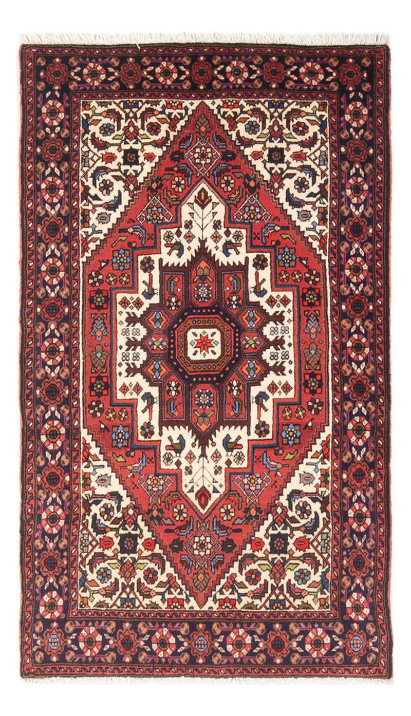 Alfombra persa - Nómada - 120 x 86 cm - crema