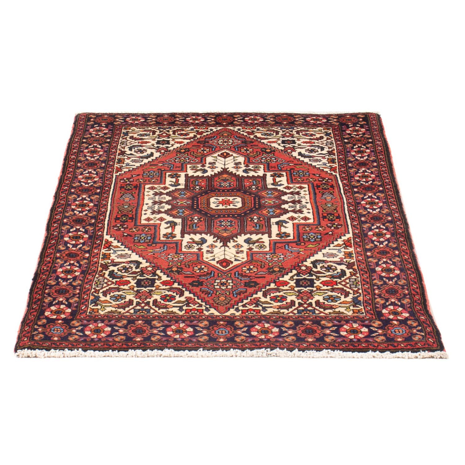 Alfombra persa - Nómada - 120 x 86 cm - crema