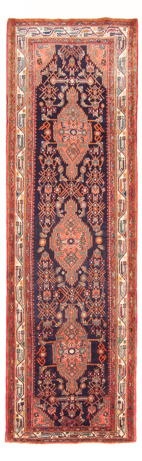 Alfombra de pasillo Alfombra persa - Nómada - 342 x 114 cm - azul oscuro