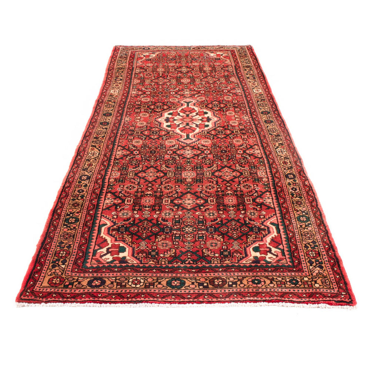 Alfombra de pasillo Alfombra persa - Nómada - 308 x 110 cm - azul oscuro