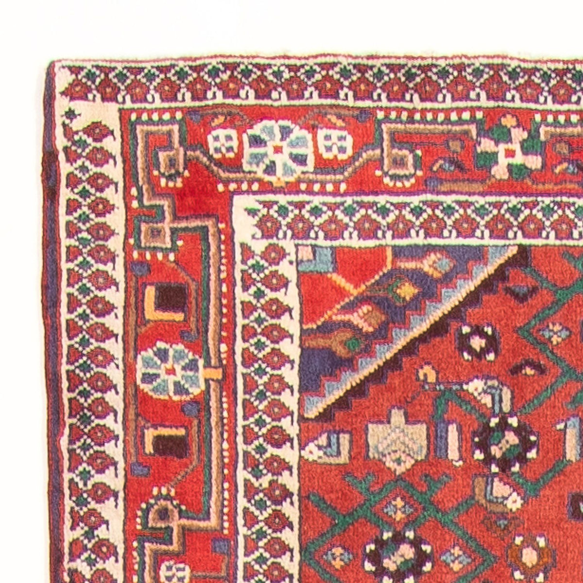 Alfombra de pasillo Alfombra persa - Nómada - 418 x 107 cm - rojo