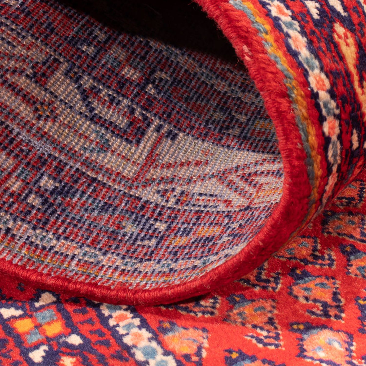 Alfombra de pasillo Alfombra persa - Nómada - 323 x 108 cm - rojo