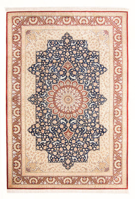 Alfombra de seda - Ghom Seda - Prima - 287 x 196 cm - azul