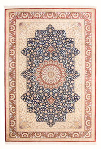 Alfombra de seda - Ghom Seda - Prima - 287 x 196 cm - azul