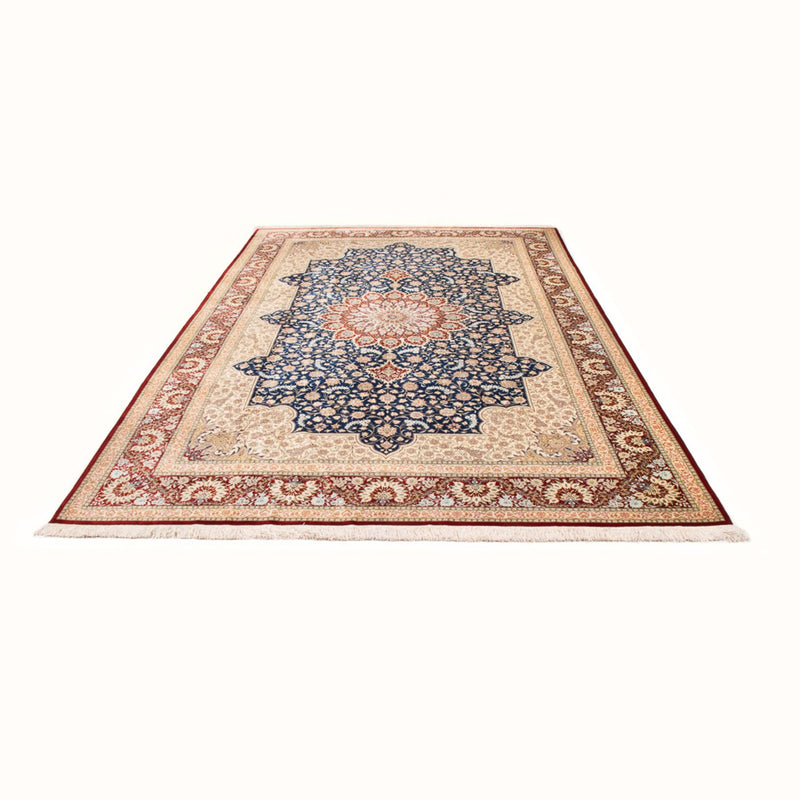 Alfombra de seda - Ghom Seda - Prima - 287 x 196 cm - azul